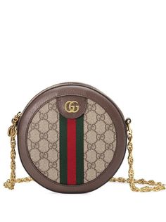 Gucci мини-сумка на плечо Ophidia с узором GG