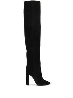 Saint Laurent сапоги на высоком каблуке
