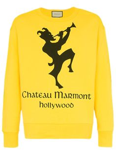 Gucci толстовка с принтом Chateau Marmont