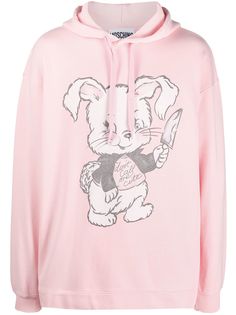 Moschino худи с принтом