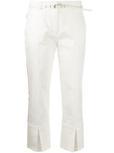Emilio Pucci укороченные брюки с лампасами и разрезами