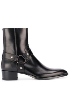 Saint Laurent ботинки Wyatt с ремешками