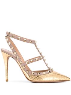 Valentino туфли Valentino Garavani Rockstud Caged 100