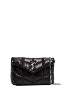 Saint Laurent стеганая мини-сумка на плечо Loulou