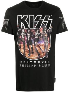 Philipp Plein футболка с принтом Kiss
