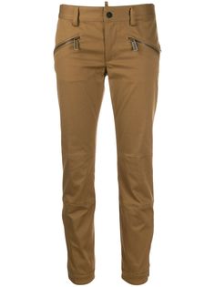 Dsquared2 брюки скинни с заниженной талией