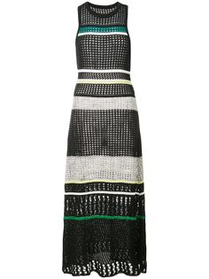 Proenza Schouler трикотажное платье в полоску
