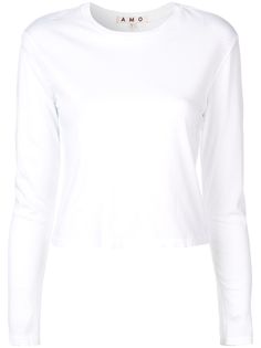 AMO fitted long sleeved top