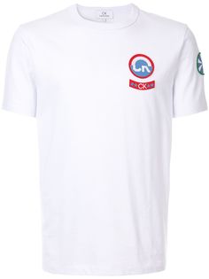 CK Calvin Klein футболка с вышитой нашивкой-логотипом