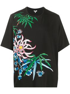 Kenzo футболка с принтом Sea Lily