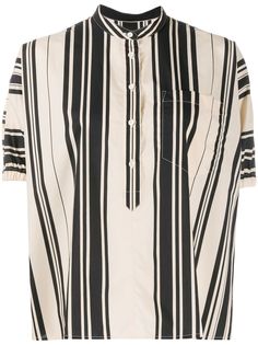 Aspesi полосатая блузка свободного кроя