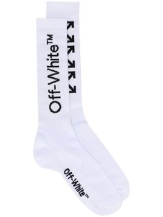 Off-White носки с логотипом