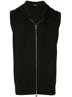 Kiton жилет на молнии с капюшоном