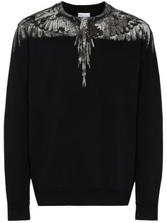 MARCELO BURLON COUNTY OF MILAN толстовка с принтом Wings