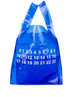 Maison Margiela прозрачная сумка-тоут с логотипом