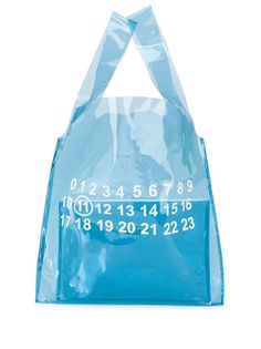 Maison Margiela прозрачная сумка-тоут с логотипом
