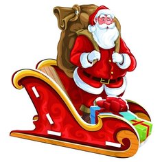 Пазл IQ Puzzle 3D Дед Мороз