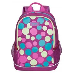 Рюкзак школьный цвет фиолетовый Grizzly