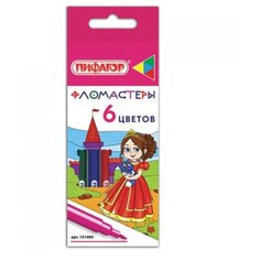 Фломастеры пифагор Принцессы 6