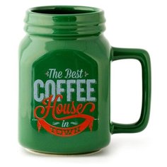 Кружка Mason 400мл зеленая Balvi