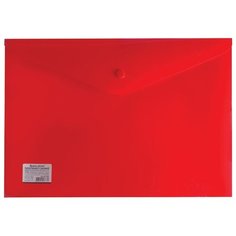 Папка-конверт с кнопкой Brauberg