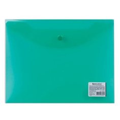 Папка-конверт с кнопкой Brauberg