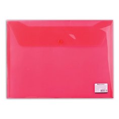 Папка-конверт с кнопкой Brauberg