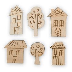 Заготовка для творчества Домики Mr. Carving