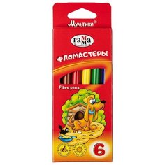 Фломастеры Гамма Мультики 6 Gamma