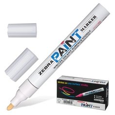 Маркер-краска перманентный Зебра