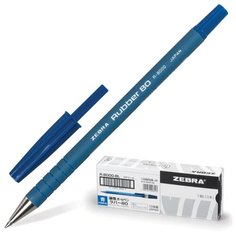 Ручка Шариковая Zebra rubber Зебра