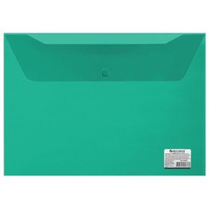 Папка-конверт с кнопкой Brauberg