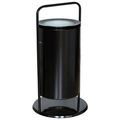 Урна стальная черная 300 х 510 Titan