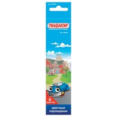 Карандаши Цветные Пифагор