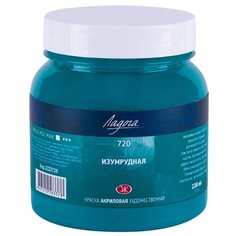 Краска акриловая Ладога банка Невская палитра