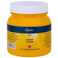 Краска акриловая Ладога банка Невская палитра