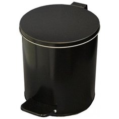 Урна педальная стальная круглая Titan