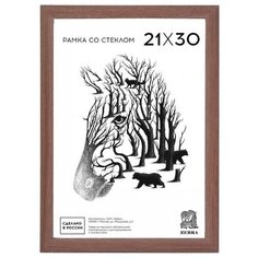 Рамка формат цвет капучино со Зебра