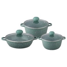 Набор кастрюль Bekker Malachite