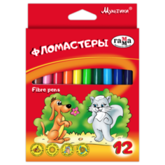 Гамма Фломастеры детские 12 Gamma