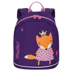 Рюкзак детский цвет фиолетовый Grizzly