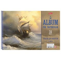 Альбом для акварели Парусник 24 Hatber