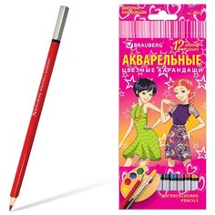 Карандаши цветные акварельные Brauberg