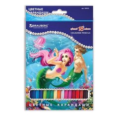 Карандаши цветные Морские Brauberg