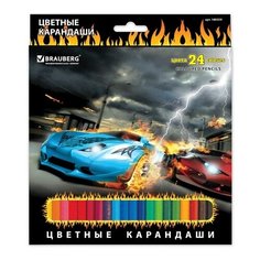 Карандаши цветные InstaRacing Brauberg