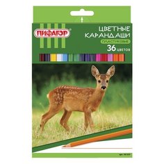 Карандаши цветные пифагор