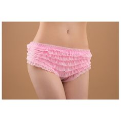 Le Cabaret Трусы шортики средней посадки, размер S, светло-розовый