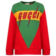 Свитшот GUCCI размер 128, красный/зеленый