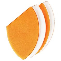 Набор спонжей Real Techniques 4 Miracle Blotting Cushions, 4 шт. оранжевый/белый