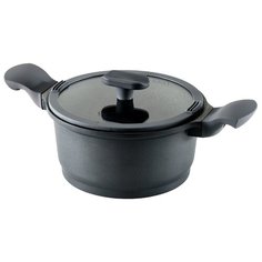Кастрюля GIPFEL VEDING 6,2 л, черный/серый